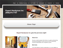 Tablet Screenshot of experthandymancontractor.com